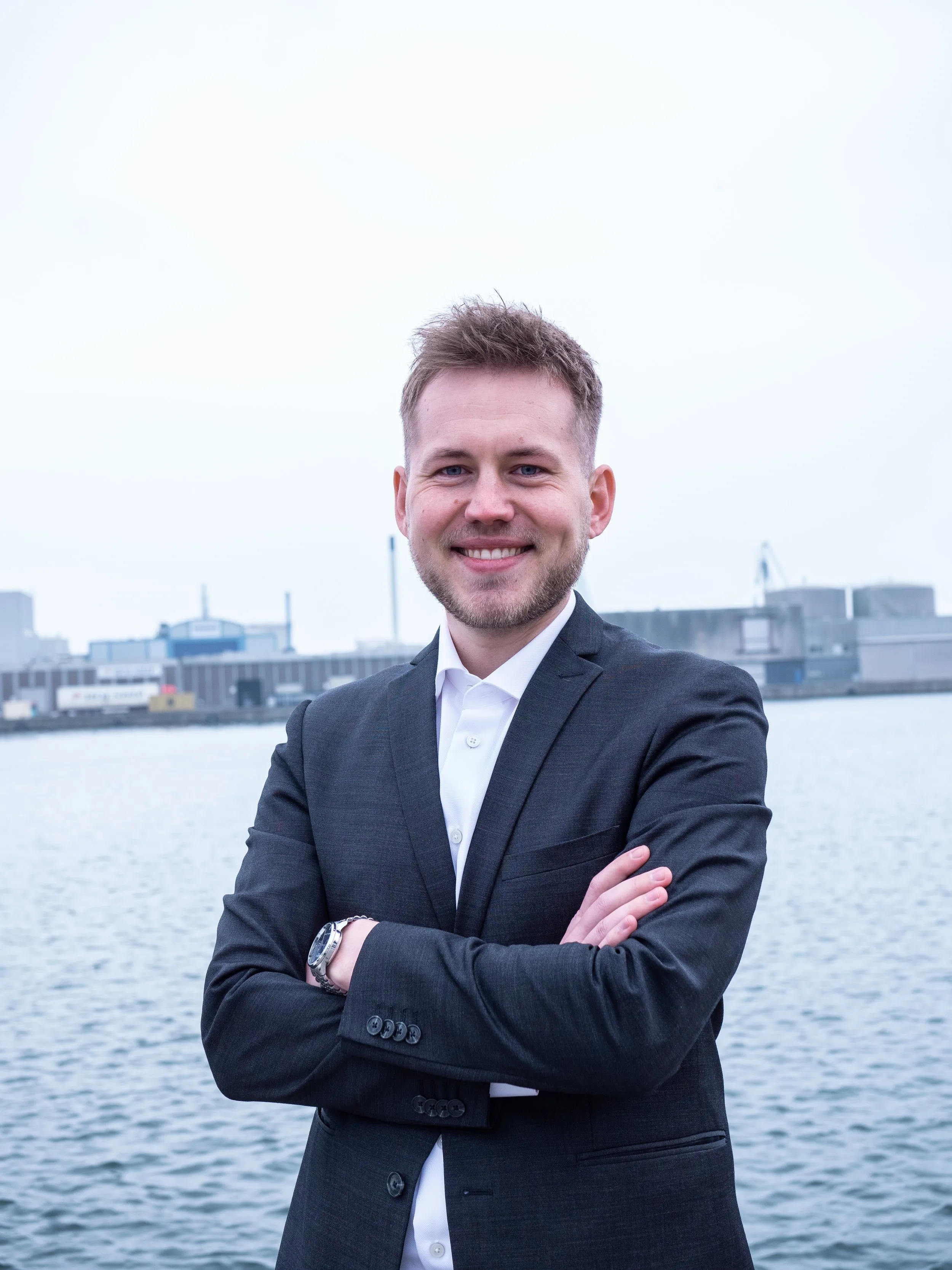 Nicolai, stifter af Proview, ved havnen i Aarhus